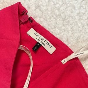 HALSTON HERITAGE hot pink Strapless Dress!!